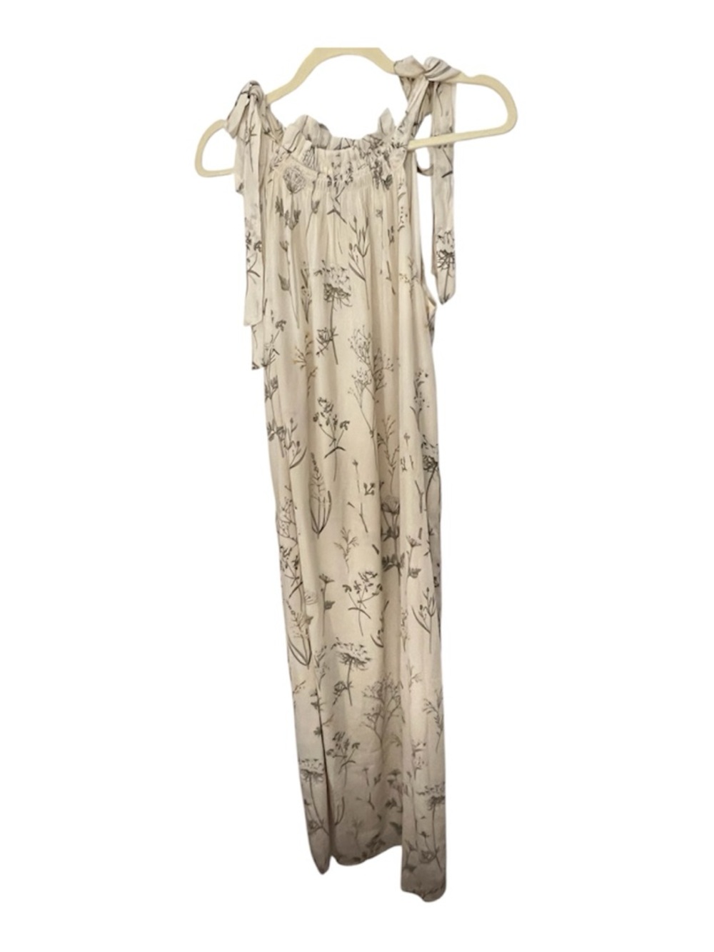 Wildflower floral tie neck maxi dress